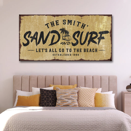Sand and Surf Sign VII