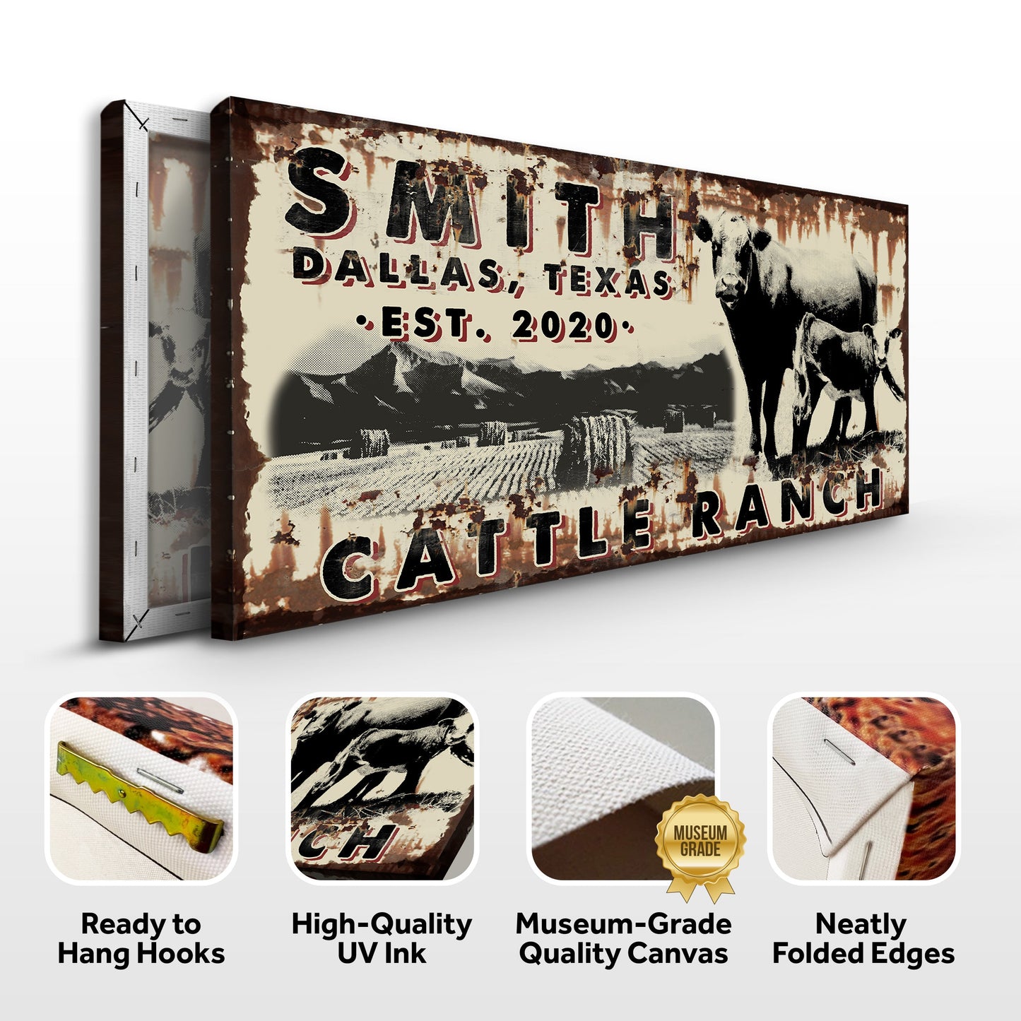 Cattle Ranch Vintage Sign