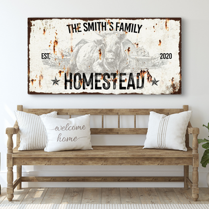 Rustic Homestead Sign