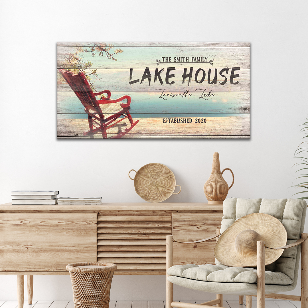 Vintage Lake House Sign