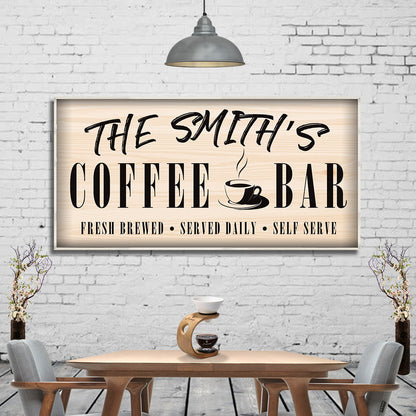 Coffee Bar Sign II
