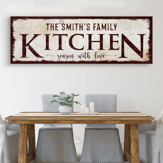 Family Kitchen Sign IV