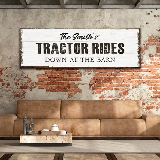 Tractor Rides Sign