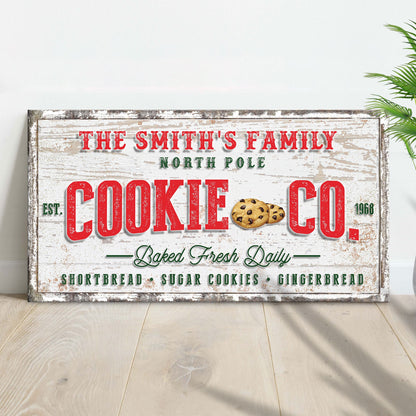 Christmas Cookie Co Sign