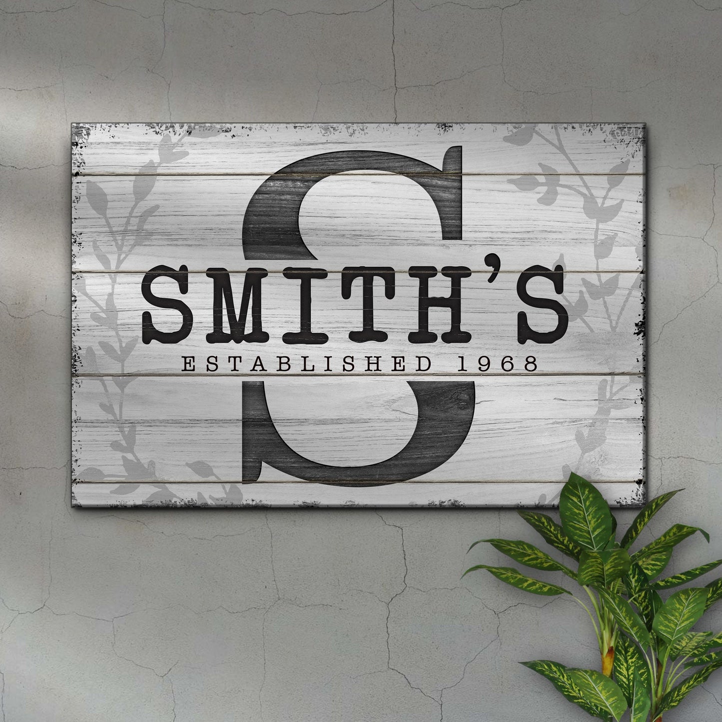 Established Last Name Sign VI