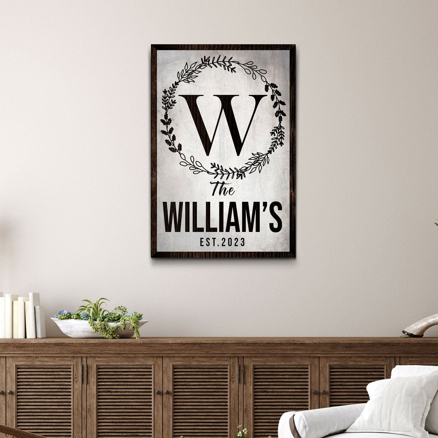 Established Last Name Sign IV