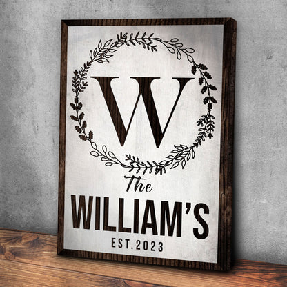 Established Last Name Sign IV