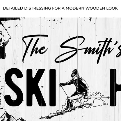 Ski House Sign