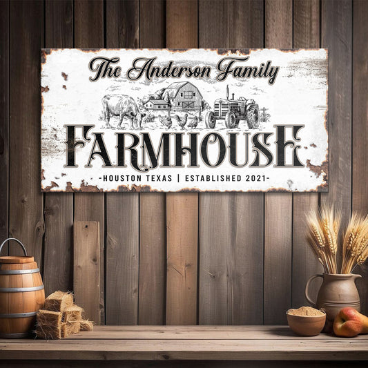 Personalized Farmhouse Sign III