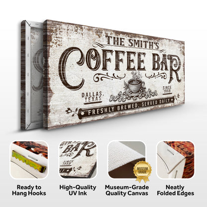 Personalized Coffee Bar Sign III