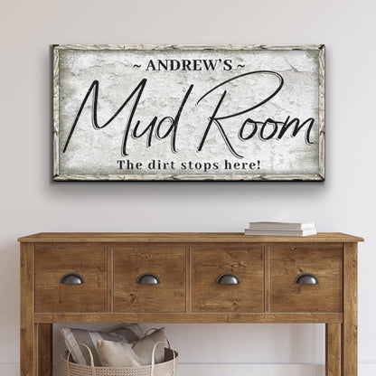 Personalized Mud Room Sign II