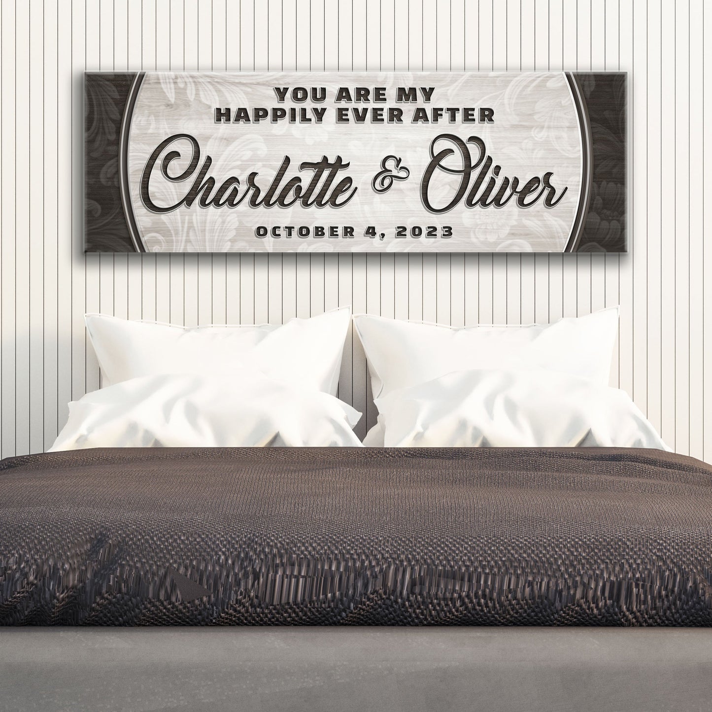 Personalized Happily Ever After Couple Sign III