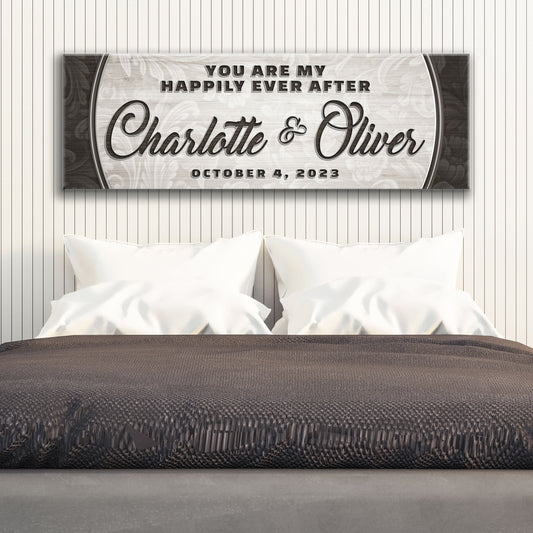 Personalized Happily Ever After Couple Sign III