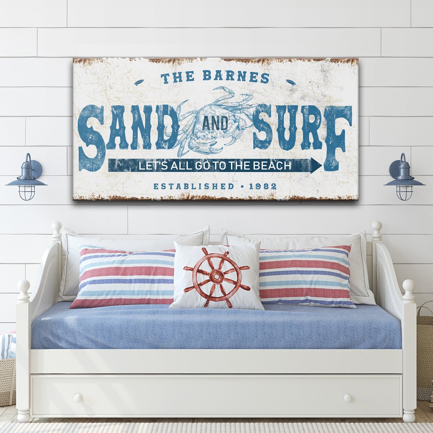 Sand And Surf Sign