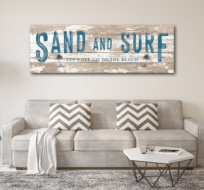 Sand And Surf Sign (Free Shipping)