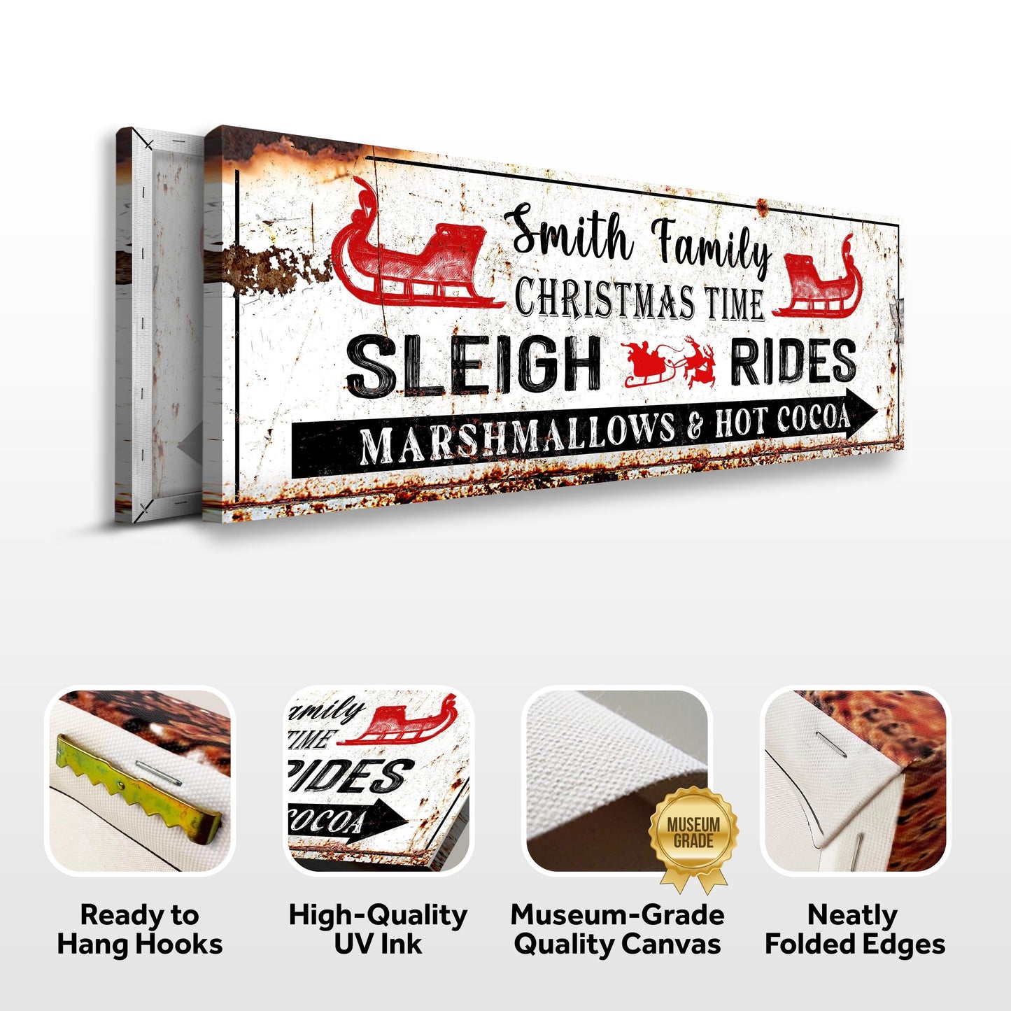 Christmas Sleigh Rides Sign