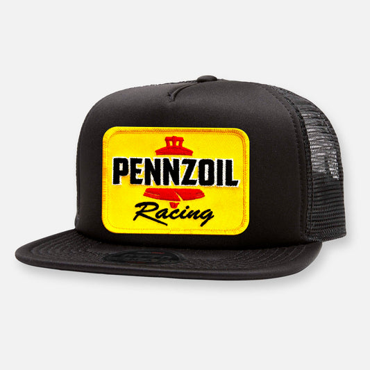 PENNZOIL RACE TEAM FLAT BILL PATCH HAT