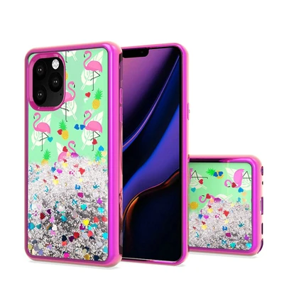 iPhone 11 PRO Design Water Quicksand Glitter Case