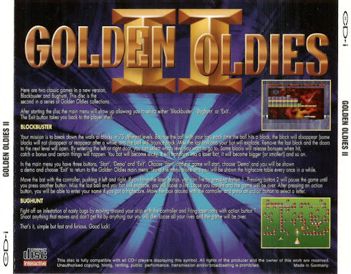 Golden Oldies 2: Blockbuster and Bughunt (CD-i)