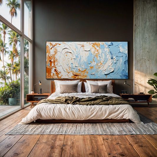 Canvas Print: "Pebble Tides III"