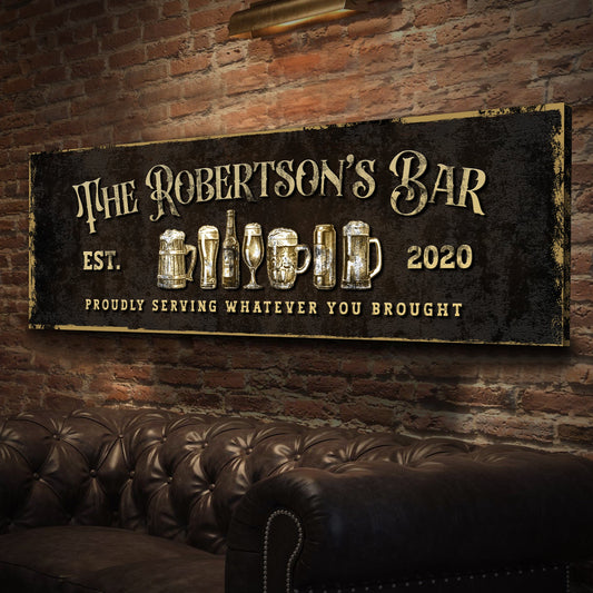Personalized Bar Sign III
