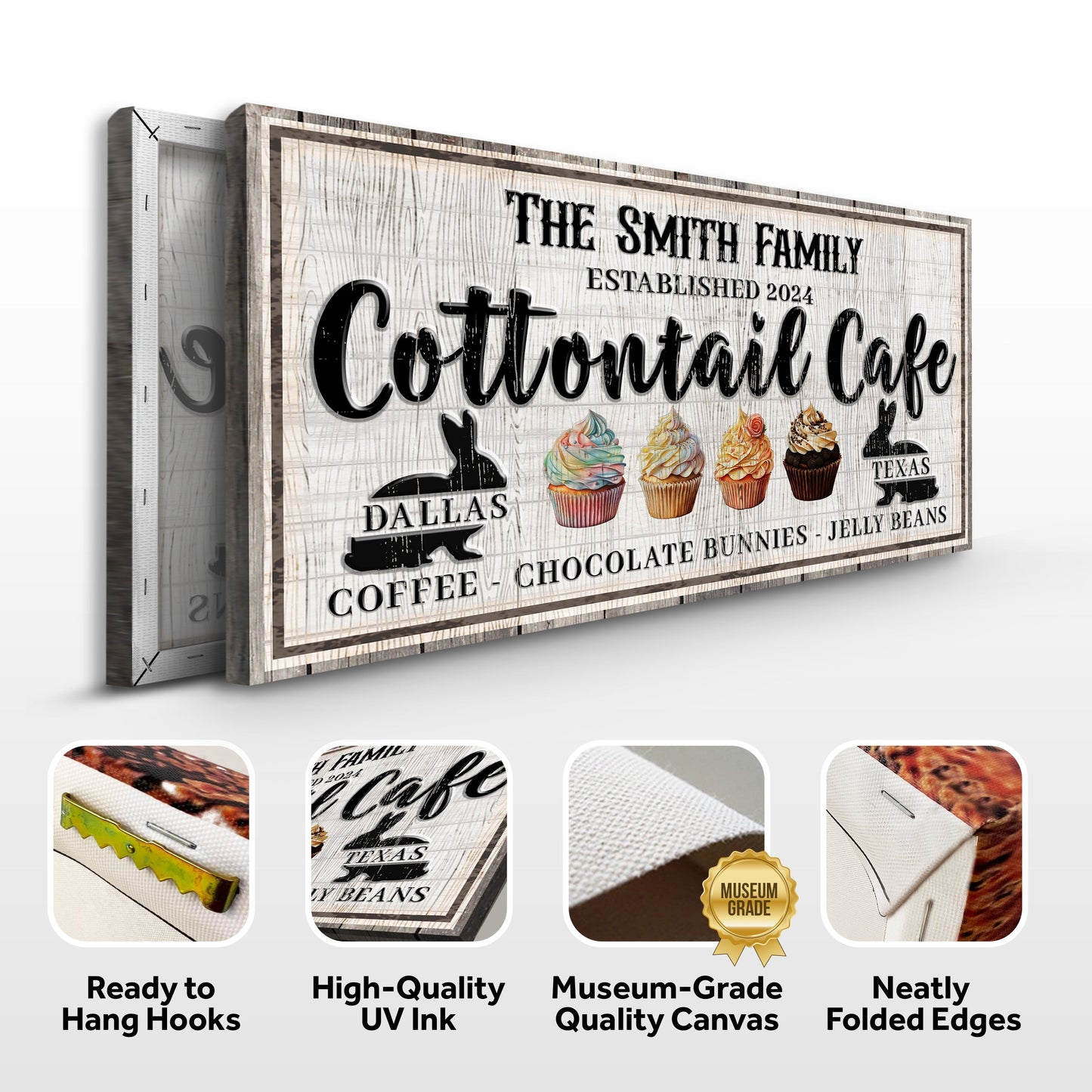 Personalized Easter Bunny Sign II