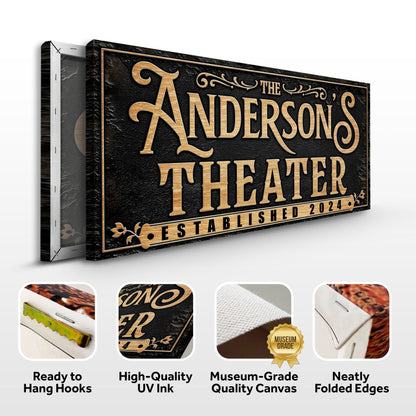 Personalized Theater Sign