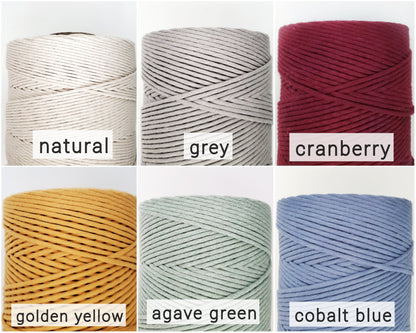 DIY macrame star Christmas ornament kit.