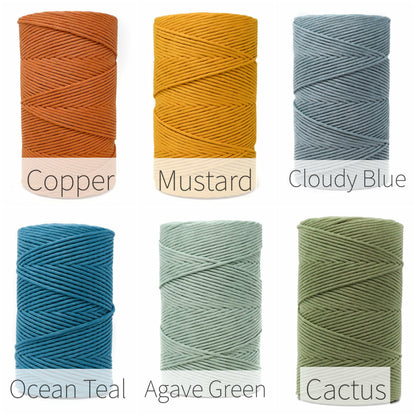 Macrame leaf/feather DIY craft kit. DIY home decor.