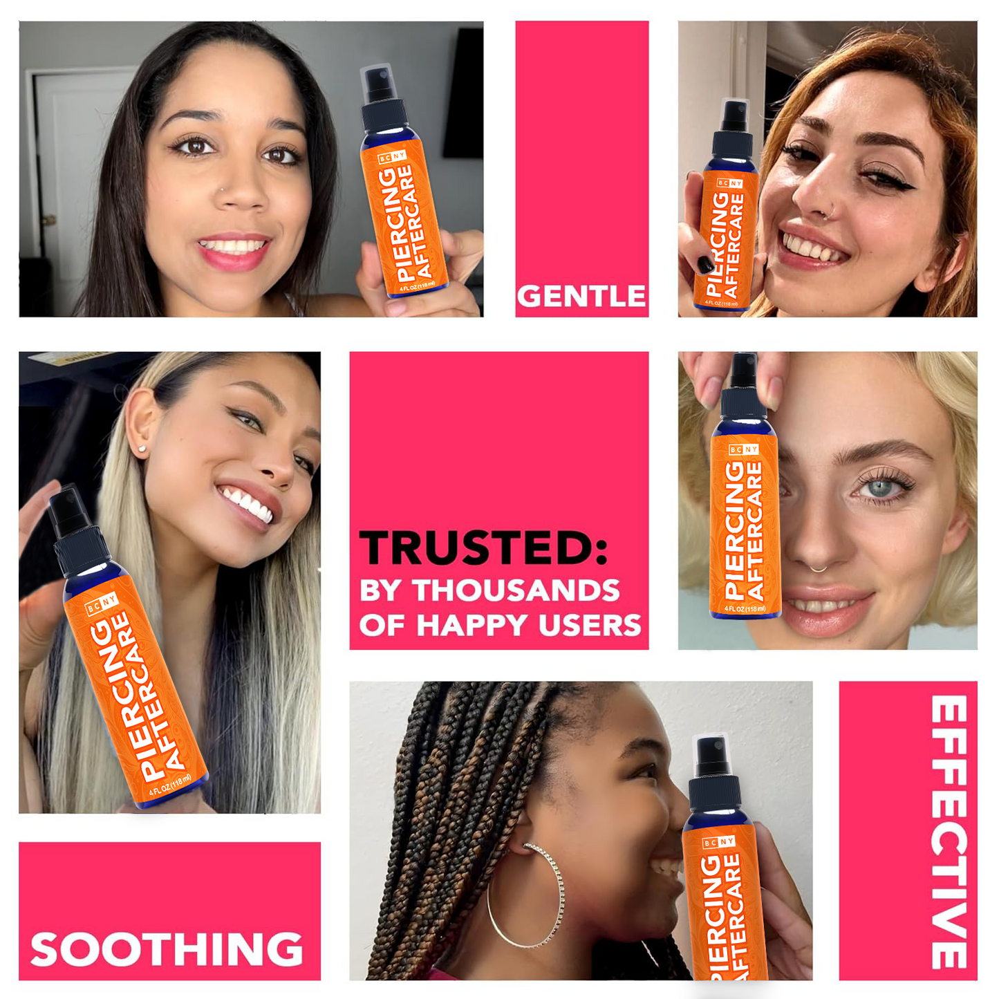 Body Candy 100% Natural Body Piercing Aftercare Solution