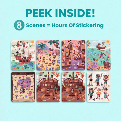 Ahoy Pirates Sticker Book