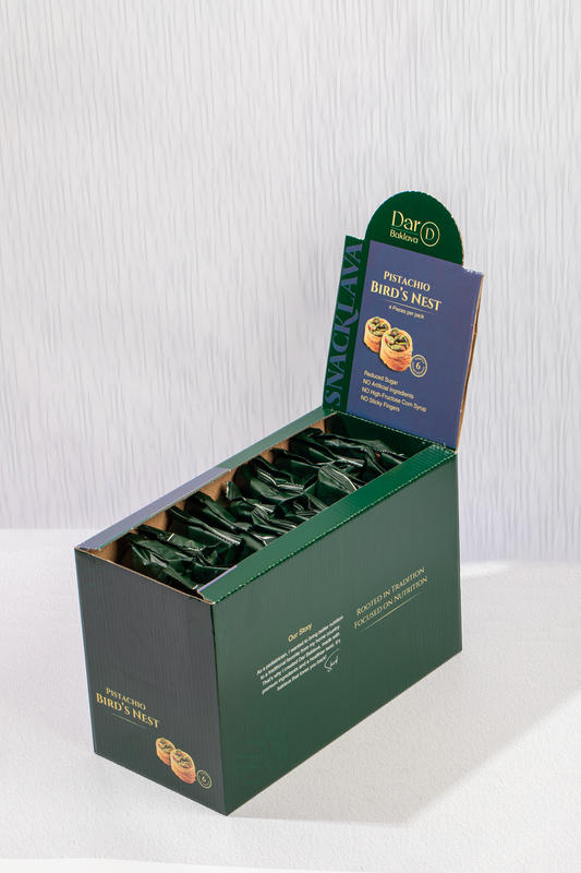 Bird's Nests Pistachio - Snacklava® | 20 Packs