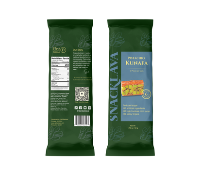 Kunafa Pistachio - Snacklava® | 20 Packs