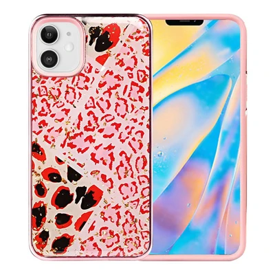 iPhone 12 5.4" Chrome Glitter Hybrid Case