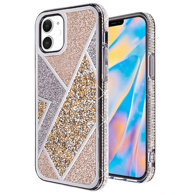 iPhone 12 Mini 5.4 Rhombus Bling Case