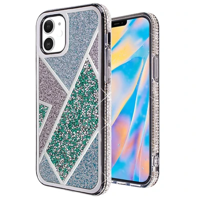 iPhone 12 Mini 5.4 Rhombus Bling Case