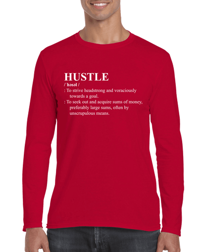 HUSTLE Definition Men's Long Sleeve Shirt
