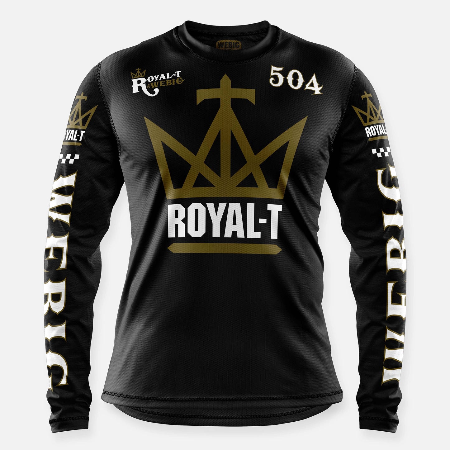 ROYAL-T x WEBIG JERSEY BLACK