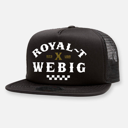 ROYAL-T x WEBIG HATS BLACK / ON SALE!