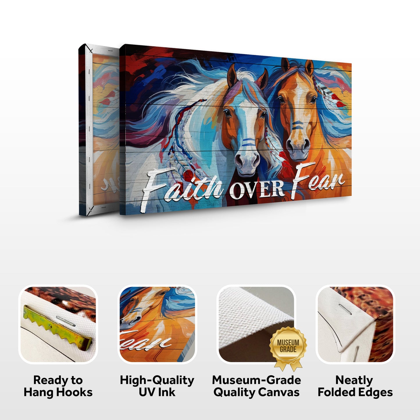 Faith Over Fear Faith Sign IV