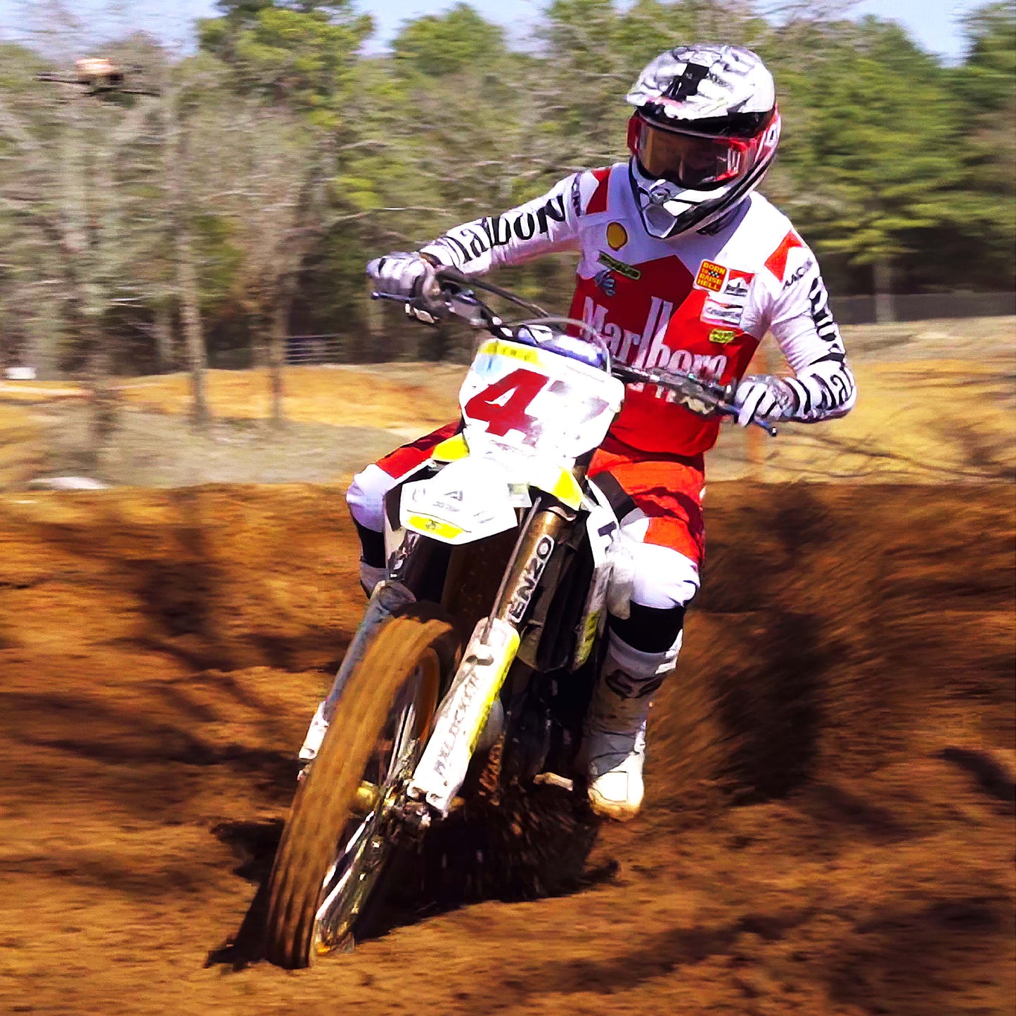 FORMULA ONE 1974 RED RACE PANT