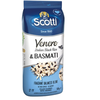 SALE! Venere Italian Black Rice & Basmati Rice, 17.6oz (500g)