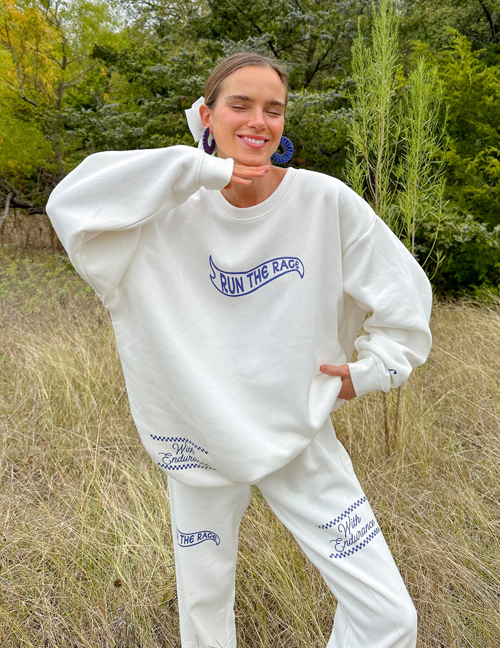 Run the Race Unisex Crewneck