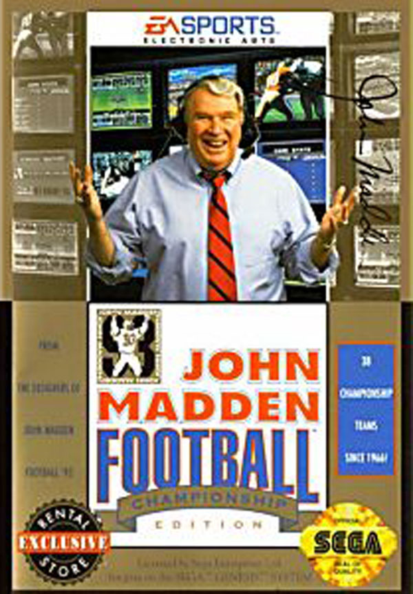 John Madden Football '93 Championship Edition (Sega Genesis)