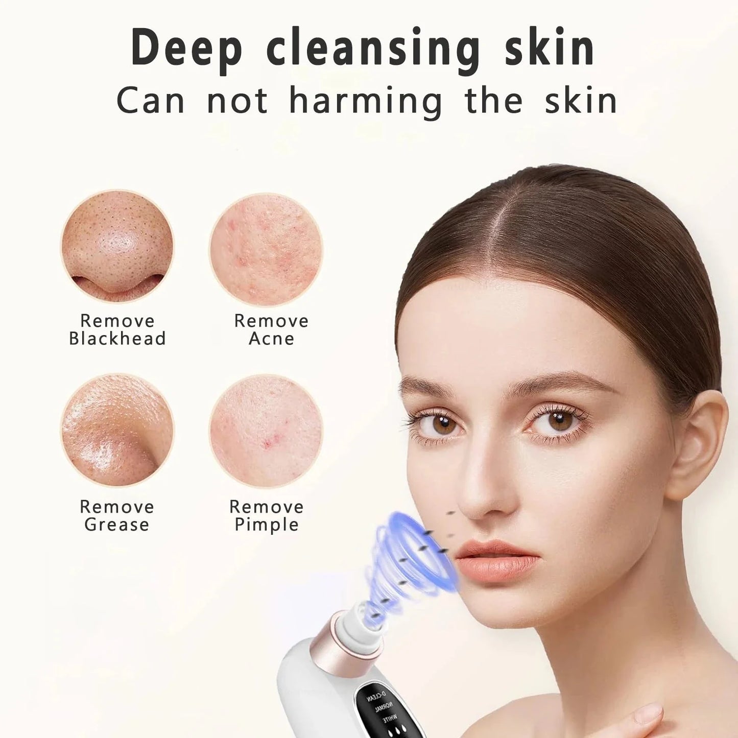 USB-Rechargeable Visual Blackhead Vacuum