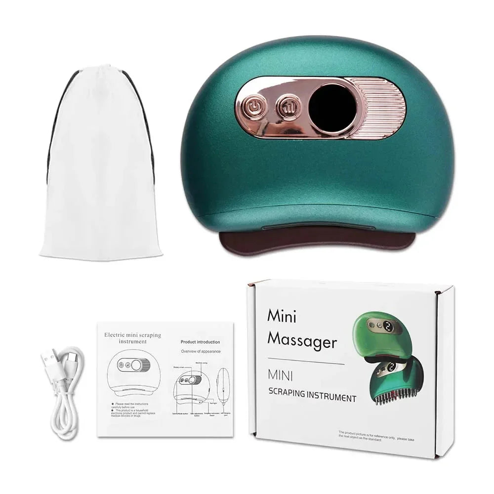 Electric Gua Sha Massager – Heat, Vibration & LED