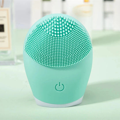 Electric Facial Cleanser – Waterproof Silicone Face Washer