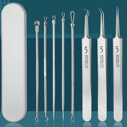 Stainless Steel Blackhead & Blemish Removal Kit