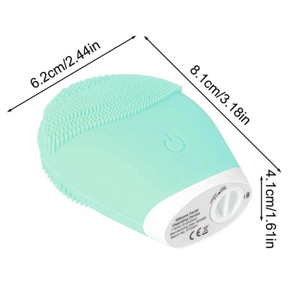 Electric Facial Cleanser – Waterproof Silicone Face Washer