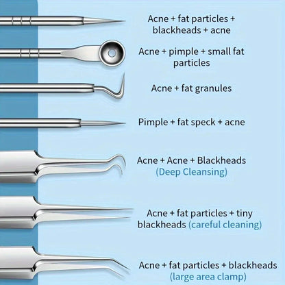 Stainless Steel Blackhead & Blemish Removal Kit
